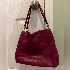 Raspberry pink coach purse